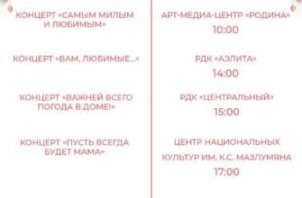 Афиша событий на 8 марта в Сочи  7-10 марта Охваты...